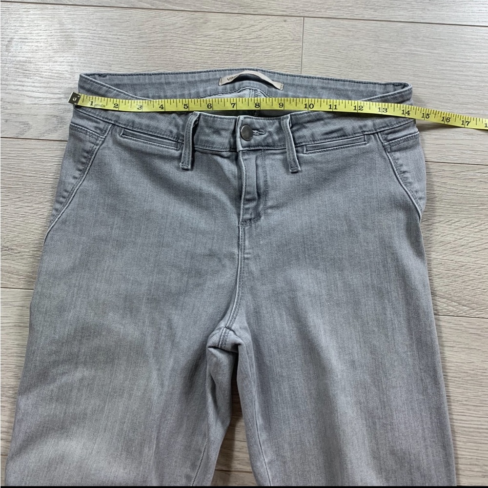 Vince Grey Skinny Seamed Stretch Legging Jeans - Picture 13 of 16